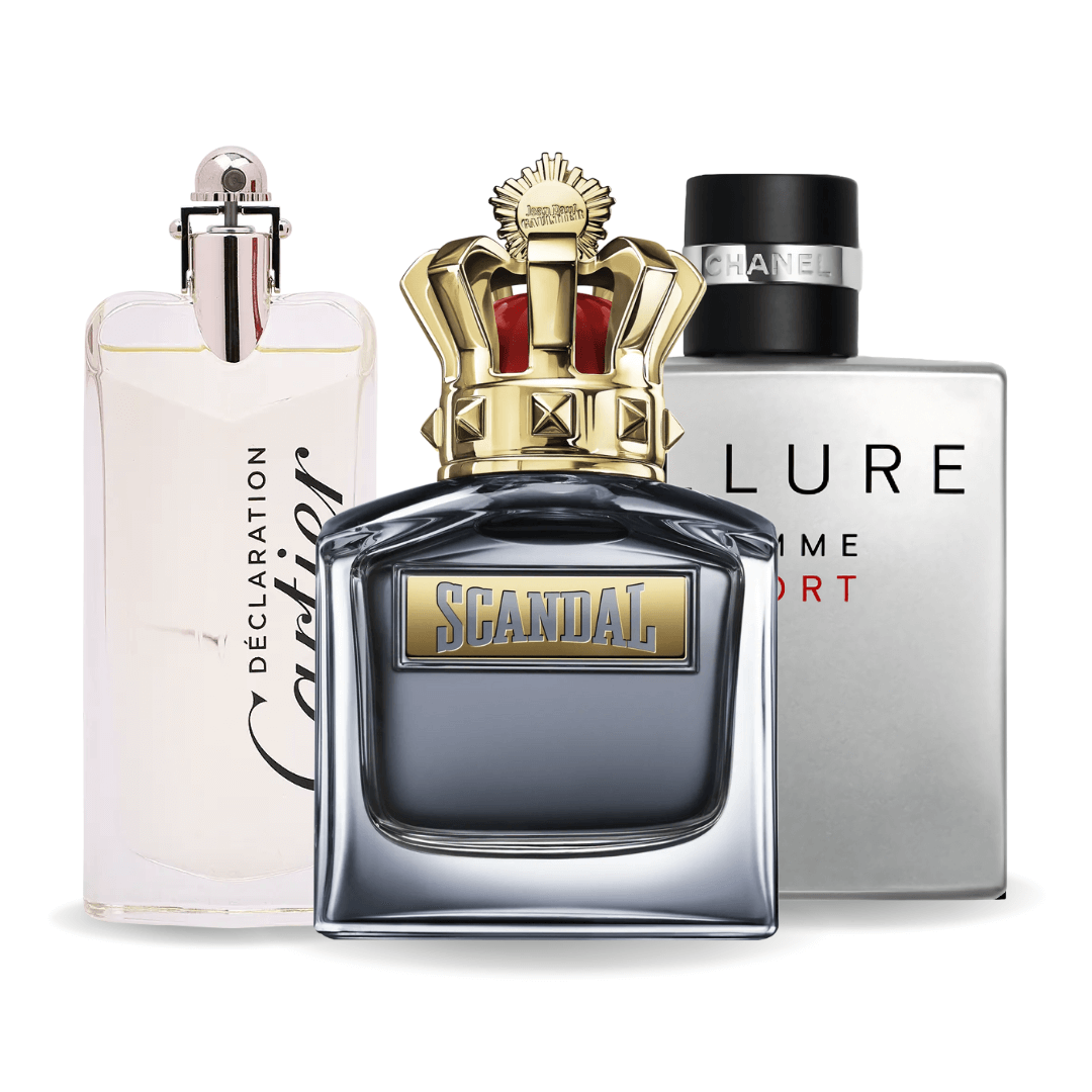 Zestaw 3 perfum Allure homme sport, Scandal e Déclaration 100ml
