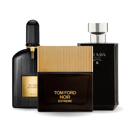 Zestaw 3 perfum Black orchid, Noir extreme e Prada intense 100ml